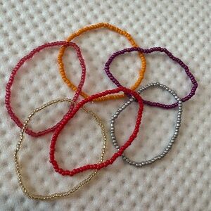 Colorful Beaded Bracelet Set